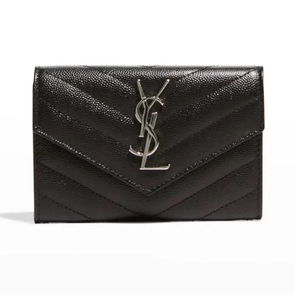 NWT Saint Laurent Monogramme Card Case V Flap - Picture 8 of 16
